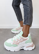 Sneakers chunky με σχέδιο - Πράσινο - thefashionproject.gr - Ideal shoes