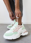 Sneakers chunky με σχέδιο - Πράσινο - thefashionproject.gr - Ideal shoes