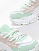 Sneakers chunky με σχέδιο - Πράσινο - thefashionproject.gr - Ideal shoes