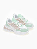 Sneakers chunky με σχέδιο - Πράσινο - thefashionproject.gr - Ideal shoes