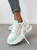 Sneakers chunky με σχέδιο - Πράσινο - thefashionproject.gr - Ideal shoes