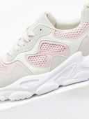 Sneakers chunky με ύφασμα