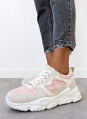 Sneakers chunky με ύφασμα