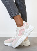 Sneakers chunky με ύφασμα