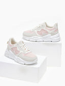 Sneakers chunky με ύφασμα