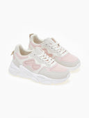 Sneakers chunky με ύφασμα