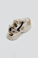 Sneakers chunky σε συνδυασμό υλικών ERYNN