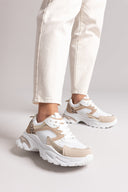 Sneakers chunky σε συνδυασμούς υλικών ERYNN