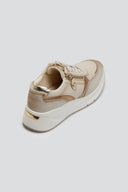 Sneakers chunky σε συνδυασμό υλικών Xti 143896 - Μπεζ - thefashionproject.gr - Xti Footwear - 23449003002