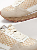 Sneakers δερμάτινα με συνδυασμό υλικών GIOSEPPO