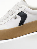 Sneakers flatforms με διχρωμία Xti 142953