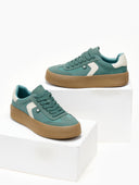 Sneakers flatforms με διχρωμία Xti 142953