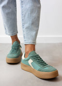 Sneakers flatforms με διχρωμία Xti 142953 - Μέντα - thefashionproject.gr - Xti Footwear