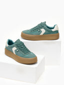 Sneakers flatforms με διχρωμία Xti 142953 - Μέντα - thefashionproject.gr - Xti Footwear