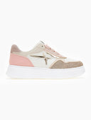 Sneakers flatforms με glitter