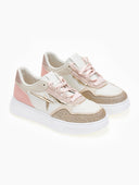 Sneakers flatforms με glitter