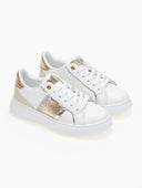 Sneakers flatforms με glitter