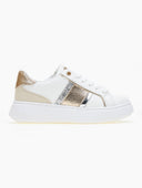 Sneakers flatforms με glitter