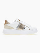 Sneakers flatforms με glitter - Μπεζ - thefashionproject.gr - ERYNN