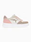 Sneakers flatforms με glitter - Ροζ - thefashionproject.gr - ERYNN