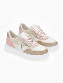 Sneakers flatforms με glitter - Ροζ - thefashionproject.gr - ERYNN