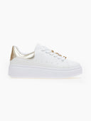 Sneakers flatforms με μεταλλικά στοιχεία