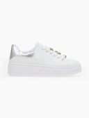 Sneakers flatforms με μεταλλικά στοιχεία