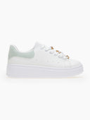 Sneakers flatforms με μεταλλικά στοιχεία