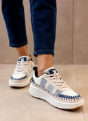 Sneakers flatforms με πλεκτό σχέδιο Xti 143257
