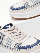 Sneakers flatforms με πλεκτό σχέδιο Xti 143257