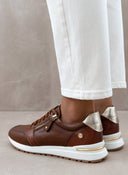 Sneakers με ανάγλυφο pattern Xti 143202 - Ταμπά - thefashionproject.gr - Xti Footwear