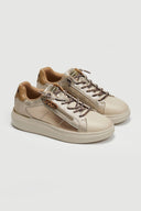 Sneakers με εξωτερικό φερμουάρ Mariamare 68412 - Άμμου - thefashionproject.gr - MARIAMARE