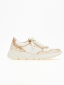 Sneakers με εξωτερικό φερμουάρ Xti 142575 - Μπεζ - thefashionproject.gr - Xti Footwear