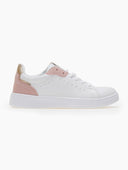 Sneakers με glitter λεπτομέρεια ERYNN - Λευκό/Ροζ - thefashionproject.gr - ERYNN