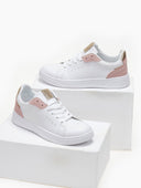 Sneakers με glitter λεπτομέρεια ERYNN - Λευκό/Ροζ - thefashionproject.gr - ERYNN