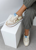 Sneakers με glitter σε συνδυασμούς χρωμάτων - Ροζ - thefashionproject.gr - ERYNN