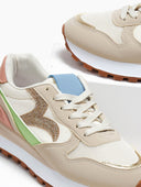 Sneakers με glitter σε συνδυασμούς χρωμάτων - Ροζ - thefashionproject.gr - ERYNN