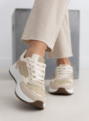 Sneakers με λεπτομέρεια ψάθα ERYNN