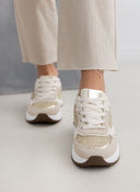 Sneakers με λεπτομέρεια ψάθα ERYNN