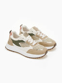Sneakers με λεπτομέρεια ψάθα ERYNN