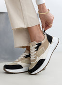 Sneakers με λεπτομέρεια ψάθα ERYNN - Μαύρο - thefashionproject.gr - ERYNN
