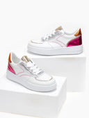 Sneakers με μεταλλικά χρώματα