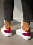 Sneakers με μεταλλικά χρώματα - Magenta - thefashionproject.gr - ERYNN