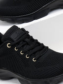 Sneakers με πλεκτό σχέδιο Xti 142452 - Μαύρο - thefashionproject.gr - Xti Footwear