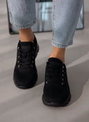 Sneakers με πλεκτό σχέδιο Xti 142452 - Μαύρο - thefashionproject.gr - Xti Footwear