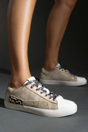 Sneakers με print στα κορδόνια ERYNN - Χρυσό - thefashionproject.gr - ERYNN