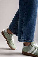 Sneakers με ρίγες ERYNN - Μέντα - thefashionproject.gr - ERYNN