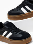 Sneakers flatforms με ρίγα