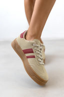 Sneakers με ρίγες Xti 143483 - Μπεζ - thefashionproject.gr - Xti Footwear