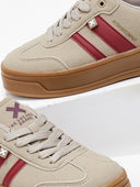 Sneakers με ρίγες Xti 143483 - Μπεζ - thefashionproject.gr - Xti Footwear